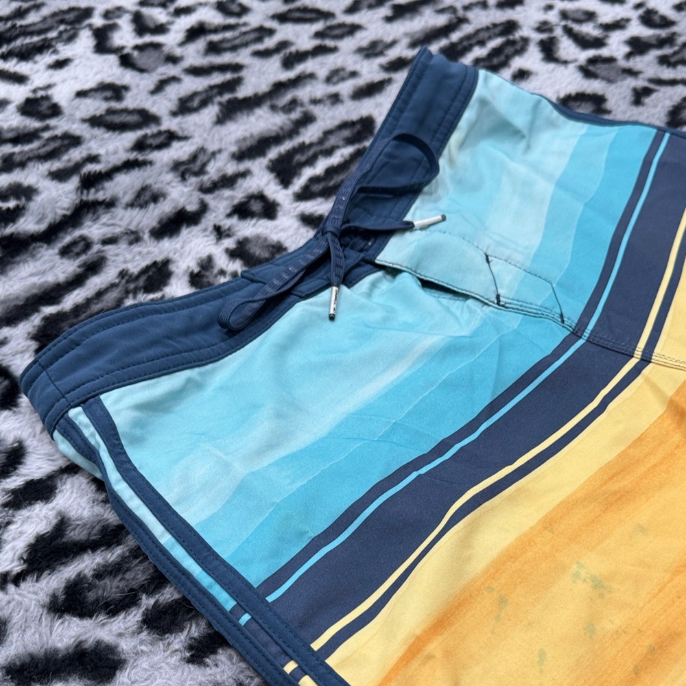 O'Neill Multicolor Striped Board Shorts - Picture 3 of 6